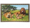 Картина "Львиная семья" 60х100 см 