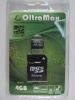 Карта памяти microSD 4GB OltraMax Class 4 с адаптером SD в Тюмени