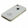 Бампер iPhone 4/4s (белый) в Тюмени