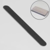 Пилка-наждак «Классика», на деревянной основе, абразивность 200, 18 см, цвет чёрный