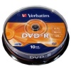 DVD+R 4,7 GB VERBATIM упаковка 10 шт. в Тюмени