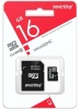 Карта памяти microSD 16GB  SmartBuy Class 10 (с адаптером SD) в Тюмени
