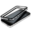 Бампер iPhone 4/4s (прозрачный+черный) в Тюмени