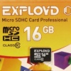 Карта памяти microSD 16GB Exployd Class 4 без адаптера в Тюмени