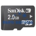 Карта памяти microSD 2GB SanDisk (без адаптера)
