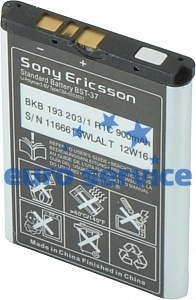 АКБ Sony-Ericsson BST-37 К750/W800/Z520/K600/W550