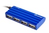 USB HAB 2.0 SmartBuy SBHA-6810B голубой в Тюмени