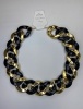 Ожерелье-Цепь крупная цвет чёрный/золото