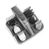 Набор для стрижки и бритья CENTEK CT-2137 серый 5в1: микротриммер,бритва, стайлер,триммер для носа