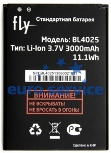 Аккумуляторная батарея Fly IQ436/Era Nano 3/IQ436i/Era Nano 9/IQ4490/Era Nano 4 BL8001