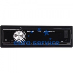 Автомагнитола DEXP MX-1 [1DIN, 4x45 Вт, USB/AUX/SD, MP3,Красная] 