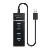 USB HAB 3.0 чёрный (4 выхода) в Тюмени