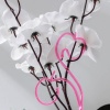 Держатель для орхидеи, h=60 см, цвет розовый