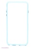 Бампер iPhone 6+ (5.5) (прозрачный+синий) в Тюмени