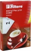 Фильтры для кофе Filtero Premium №4/40 белые для кофеварок с колбой на 8-12 чашек