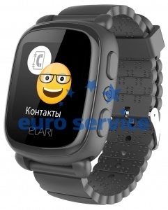 Умные часы МТС (KidPhone2) с GPS черные