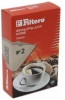 Фильтры для кофе Filtero Classic №2/80 коричневые для кофеварок с колбой на 4-8 чашек