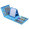 Художественный набор "Чемодан творчества" (цвет: голубой), 208 предметов