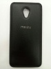 Накладка Meizu ML- M5 кожа+силикон (черный) в Тюмени