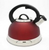 Чайник Катунь КТ-108K (красный) из нержавеющей стали, со свистком  для индукционных плит 3.0л