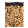 Блокнот А5, 60 листов, в точку, на гребне "Леопардовый", обложка мелованный картон, УФ-лак, жёсткая 