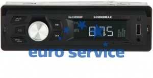 Автомагнитола SoundMax SM-CCR3056F [1DIN, 4x40Вт,USB/AUX/SD, MP3
