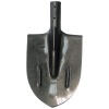 Лопата Штыковая  универсальная Рельсовая сталь с ребром жесткости, БТМ К1 