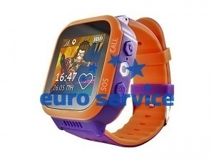 Умные часы (детские)  Aimoto Start Кнопка жизни фиолетово-оранжевые