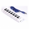 USB HUВ SmartBuy СуперЭконом SBHA-7307W белый в Тюмени