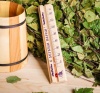 Деревянный термометр для бани и сауны малый в пакете